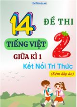 Tuyển tập 14 Đề thi giữa học kì 1 môn Tiếng Việt Lớp 2 Kết Nối Tri Thức (Kèm đáp án)